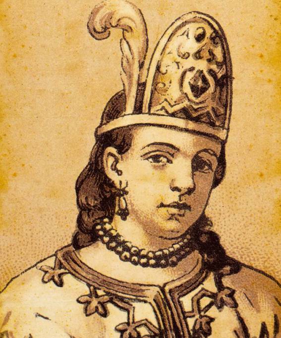 doña marina segun grabado de 1885